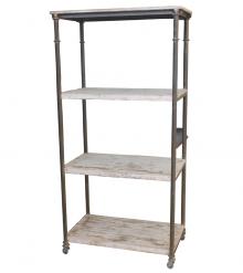Solid Wood & Iron Shelf